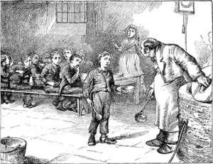 Oliver Twist was first published as a novel in 1838 and may have been the inspiration for this event.
